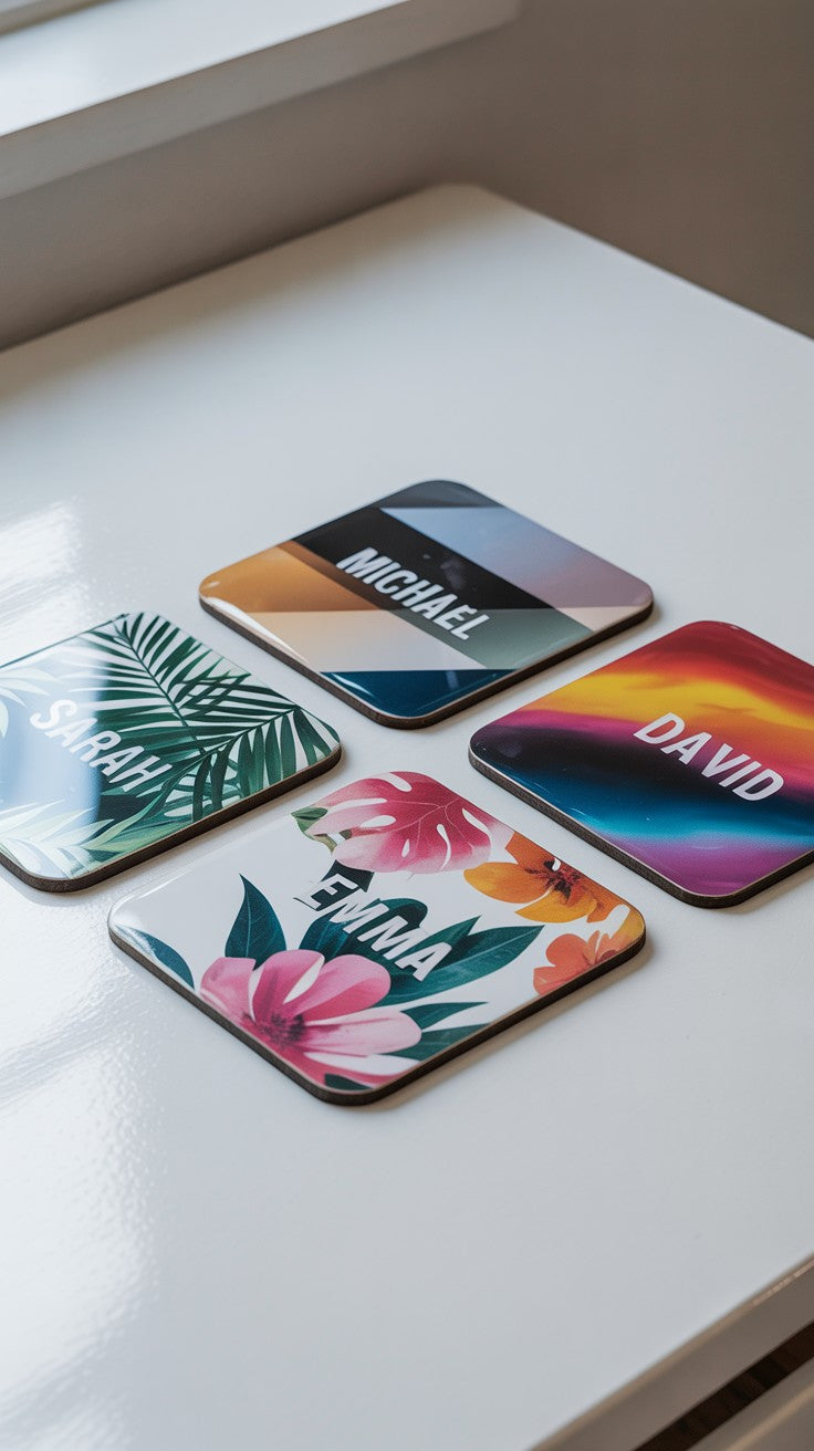 Personalised Coaster Set – Pack of 4